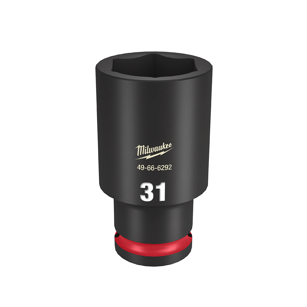 SHOCKWAVE 1/2'' Drive 31mm Deep 6 Point Impact Socket 47501035 49666292