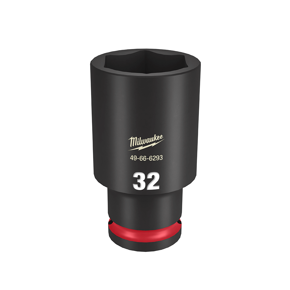 SHOCKWAVE 1/2'' Drive 32mm Deep 6 Point Impact Socket 47501037 49666293