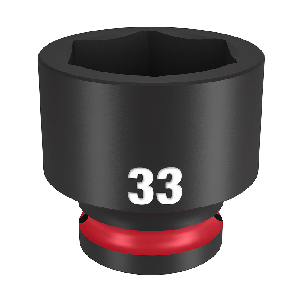 SHOCKWAVE 1/2'' Drive 33mm Standard 6 Point Impact Socket 47501040 49666265