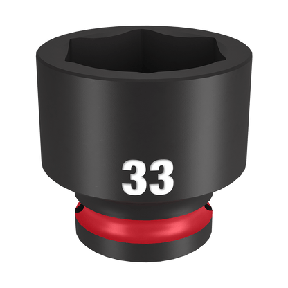 SHOCKWAVE 1/2'' Drive 33mm Standard 6 Point Impact Socket 47501040 49666265