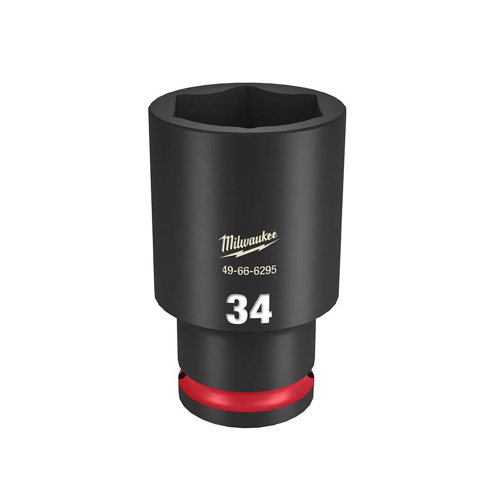 SHOCKWAVE 1/2'' Drive 34mm Deep 6 Point Impact Socket 47501041 49666295