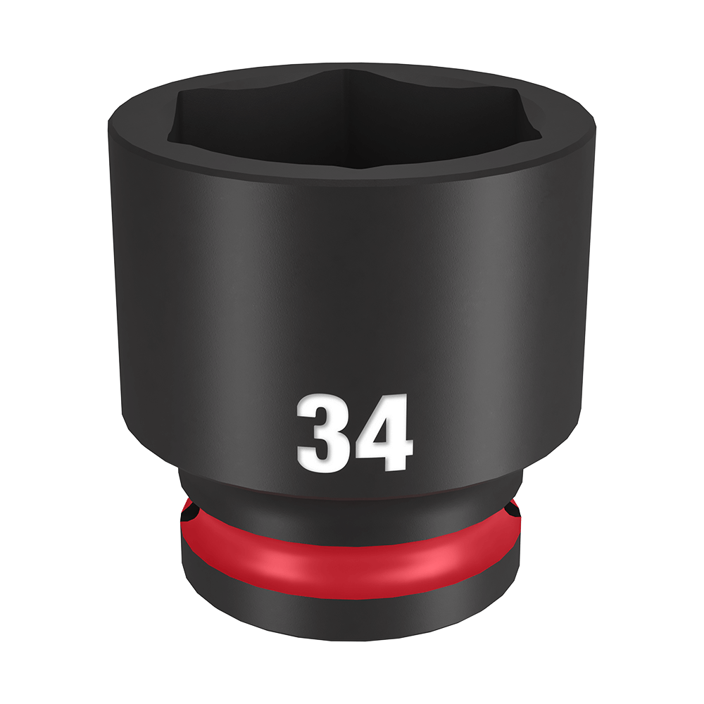 SHOCKWAVE 1/2'' Drive 34mm Standard 6 Point Impact Socket 47501042 49666266