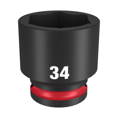 SHOCKWAVE 1/2'' Drive 34mm Standard 6 Point Impact Socket 47501042 49666266