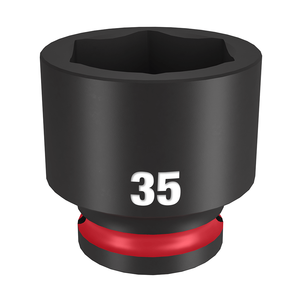 SHOCKWAVE 1/2'' Drive 35mm Standard 6 Point Impact Socket 47501044 49666267