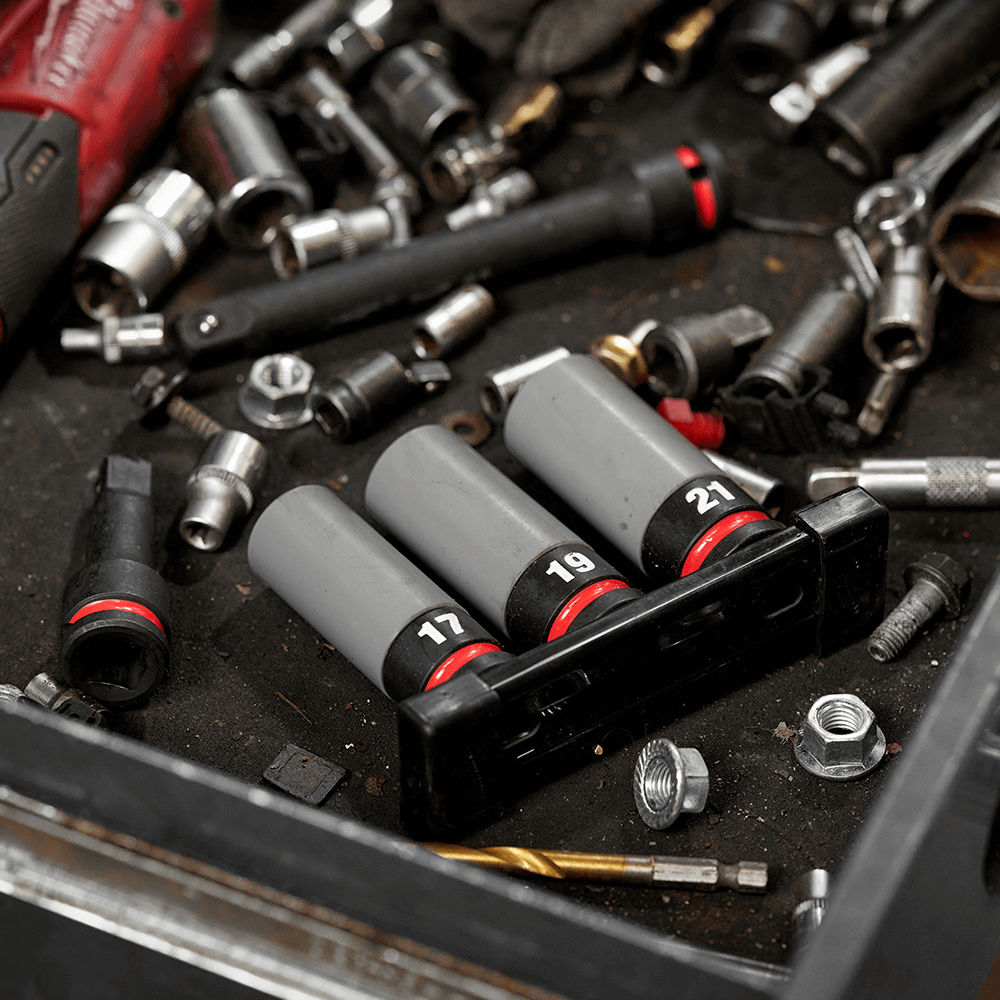 Shockwave 1/2'' Drive 3Pc Lug Nut Socket Set (17mm 19mm 21mm) 47501047 49667830