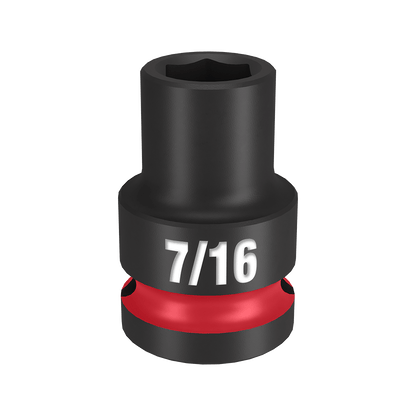 SHOCKWAVE 1/2'' Drive 7/16'' Standard 6 Point Impact Socket 47501053 49666201