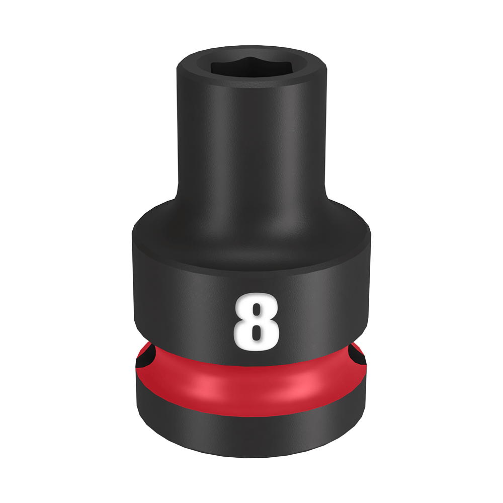 SHOCKWAVE 1/2'' Drive 8mm Standard 6 Point Impact Socket 47501057 49666240