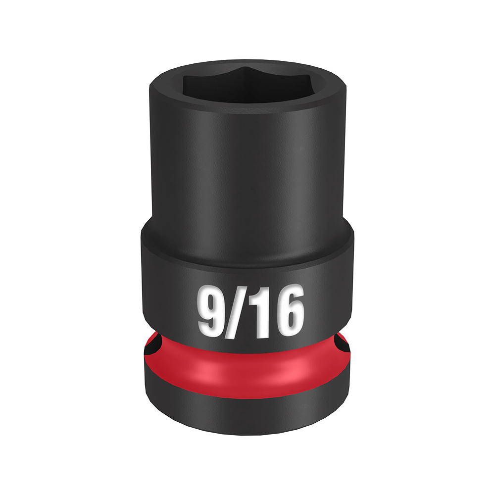 SHOCKWAVE 1/2'' Drive 9/16'' Standard 6 Point Impact Socket 47501059 49666203