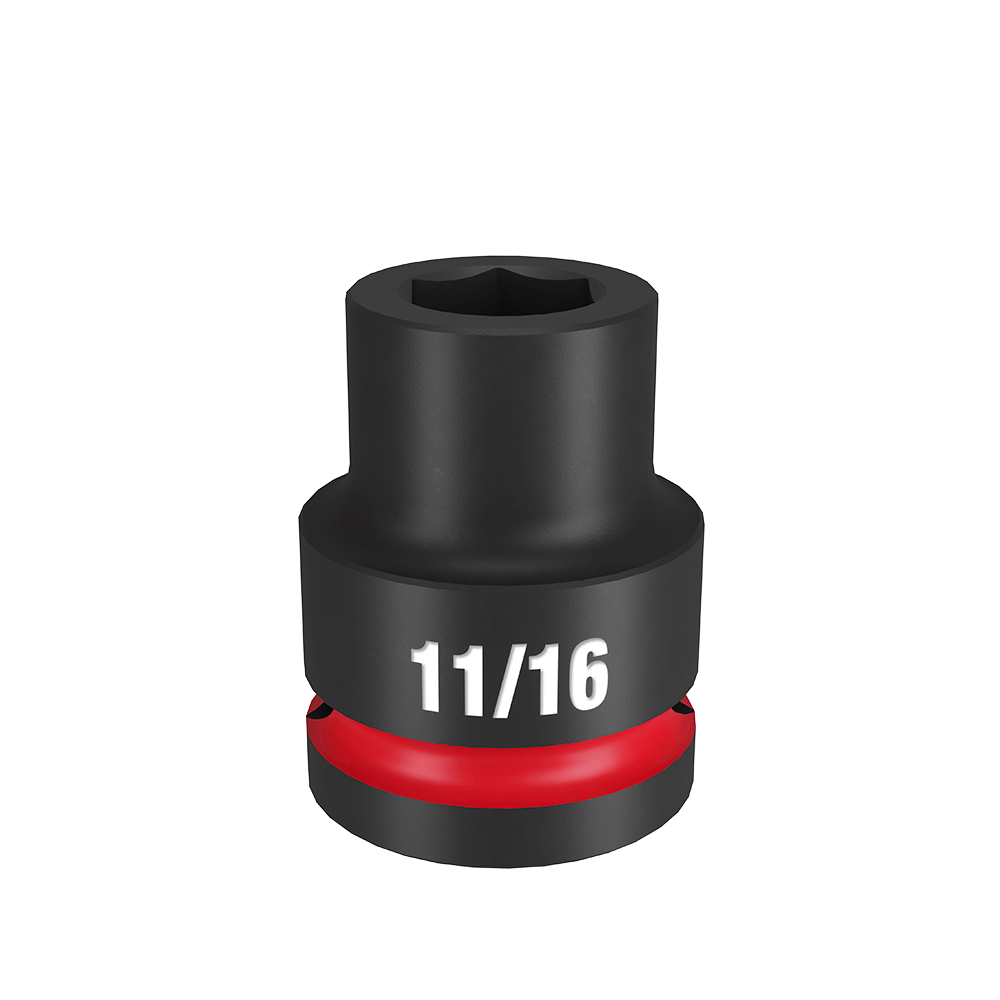 SHOCKWAVE 3/4'' Drive 11/16'' Standard 6 Point Impact Socket 47501064 49666302