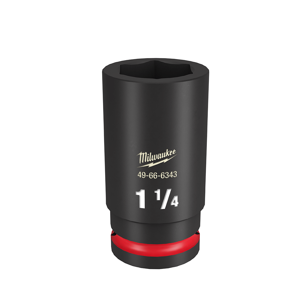 SHOCKWAVE 3/4'' Drive 1-1/4'' Deep 6 Point Impact Socket 47501067 49666343