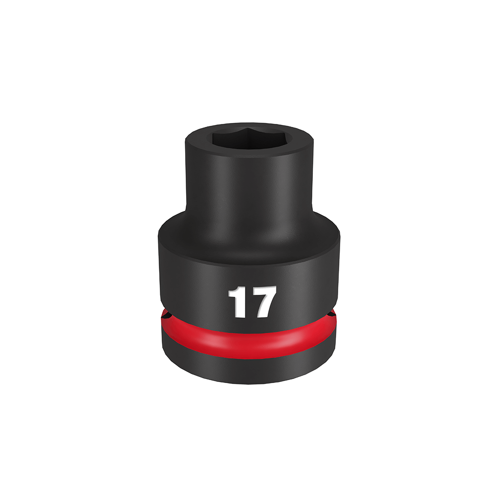 SHOCKWAVE 3/4'' Drive 17mm Standard 6 Point Impact Socket 47501081 49666356