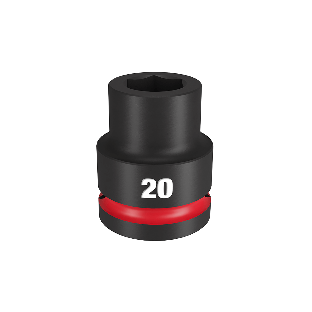 SHOCKWAVE 3/4'' Drive 20mm Standard 6 Point Impact Socket 47501086 49666358