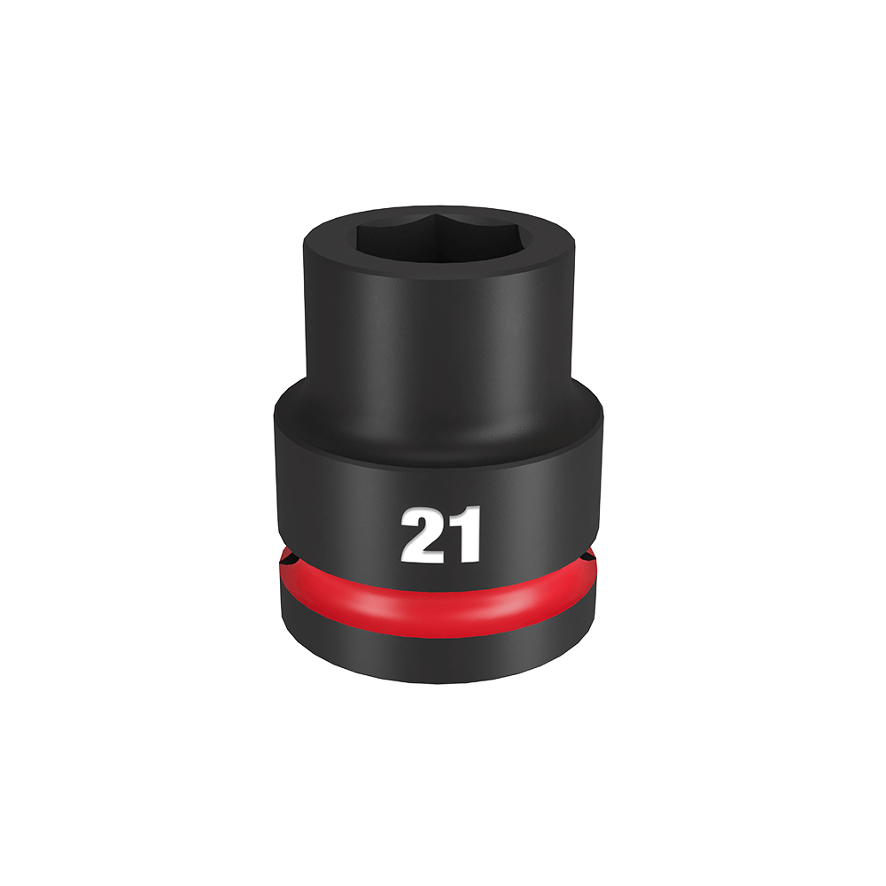 SHOCKWAVE 3/4'' Drive 21mm Standard 6 Point Impact Socket 47501088 49666359
