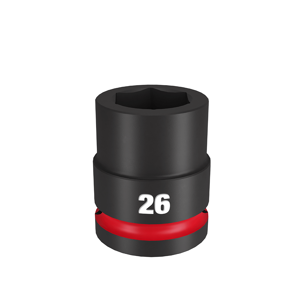 SHOCKWAVE 3/4'' Drive 26mm Standard 6 Point Impact Socket 47501097 49666364