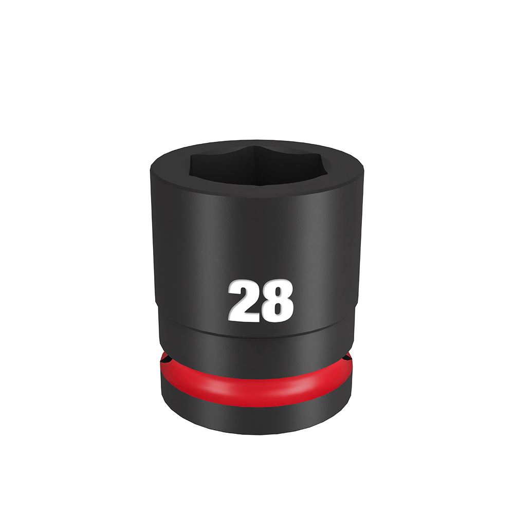 SHOCKWAVE 3/4'' Drive 28mm Standard 6 Point Impact Socket 47501100 49666366