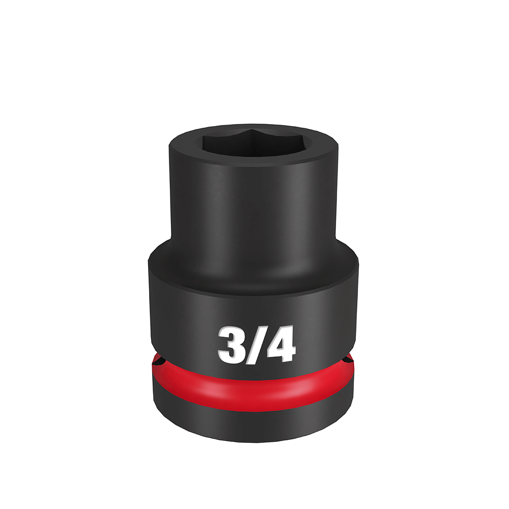 SHOCKWAVE 3/4'' Drive 3/4'' Standard 6 Point Impact Socket 47501104 49666303
