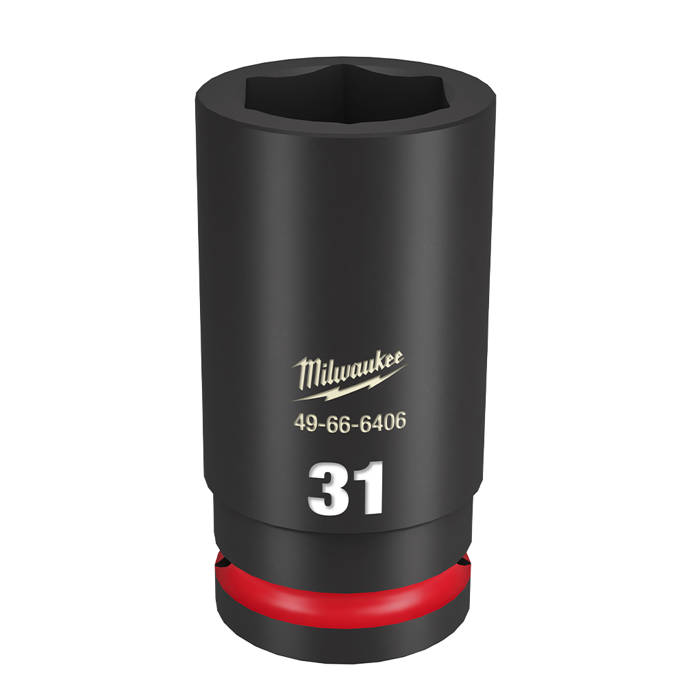 SHOCKWAVE 3/4'' Drive 31mm Deep 6 Point Impact Socket 47501105 49666406