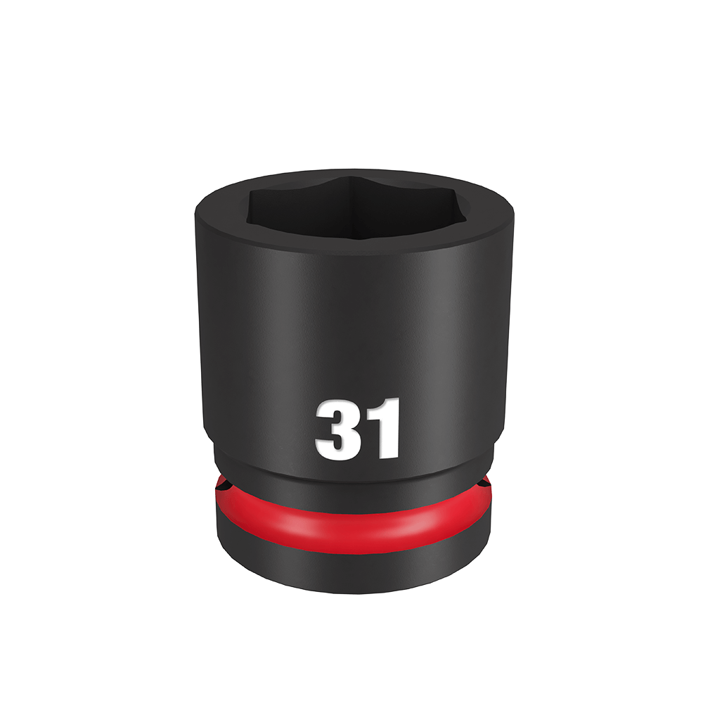 SHOCKWAVE 3/4'' Drive 31mm Standard 6 Point Impact Socket 47501106 49666369