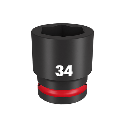 SHOCKWAVE 3/4'' Drive 34mm Standard 6 Point Impact Socket 47501109 49666372