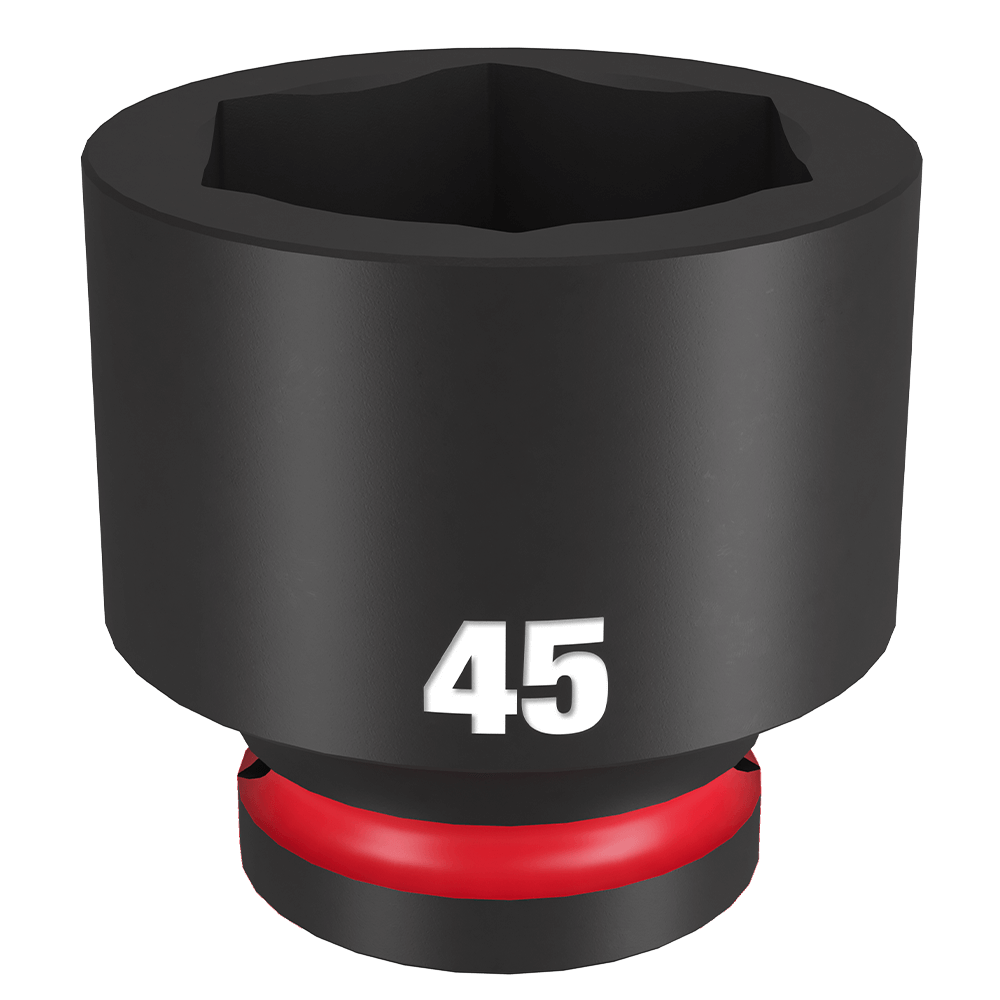 SHOCKWAVE 3/4'' Drive 45mm Standard 6 Point Impact Socket 47501129 49666383