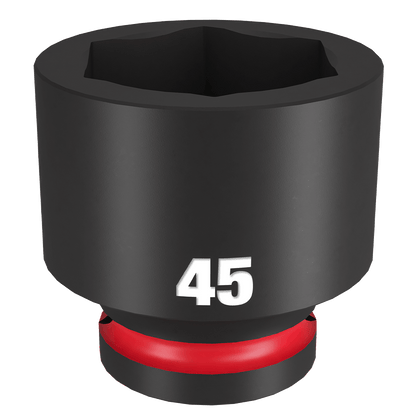 SHOCKWAVE 3/4'' Drive 45mm Standard 6 Point Impact Socket 47501129 49666383