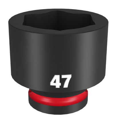 SHOCKWAVE 3/4'' Drive 47mm Standard 6 Point Impact Socket 47501131 49666385