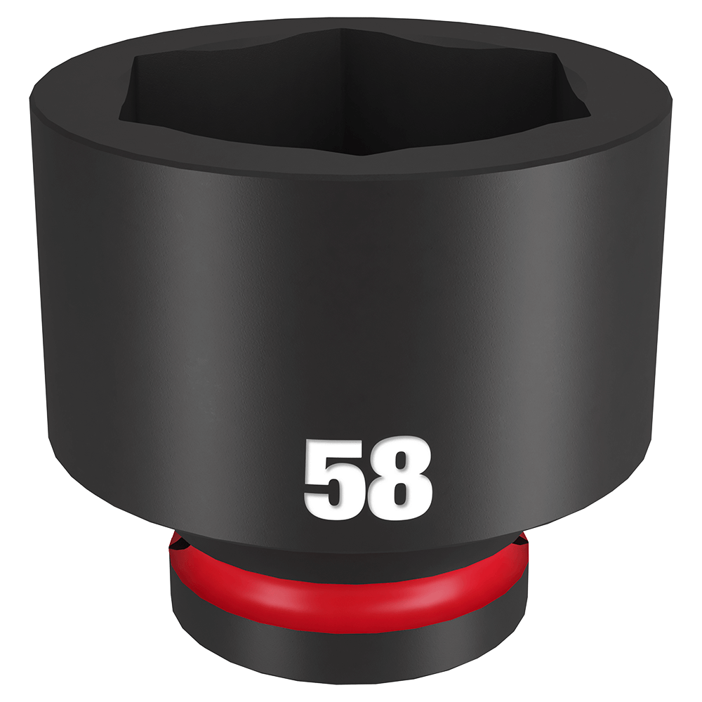 SHOCKWAVE 3/4'' Drive 58mm Standard 6 Point Impact Socket 47501138 49666391