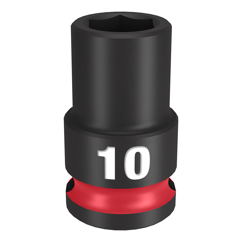 SHOCKWAVE 3/8'' Drive 10mm Standard 6 Point Impact Socket 47501147 49666134
