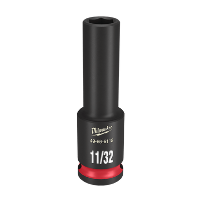 SHOCKWAVE 3/8'' Drive 11/32'' Deep 6 Point Impact Socket 47501151 49666118