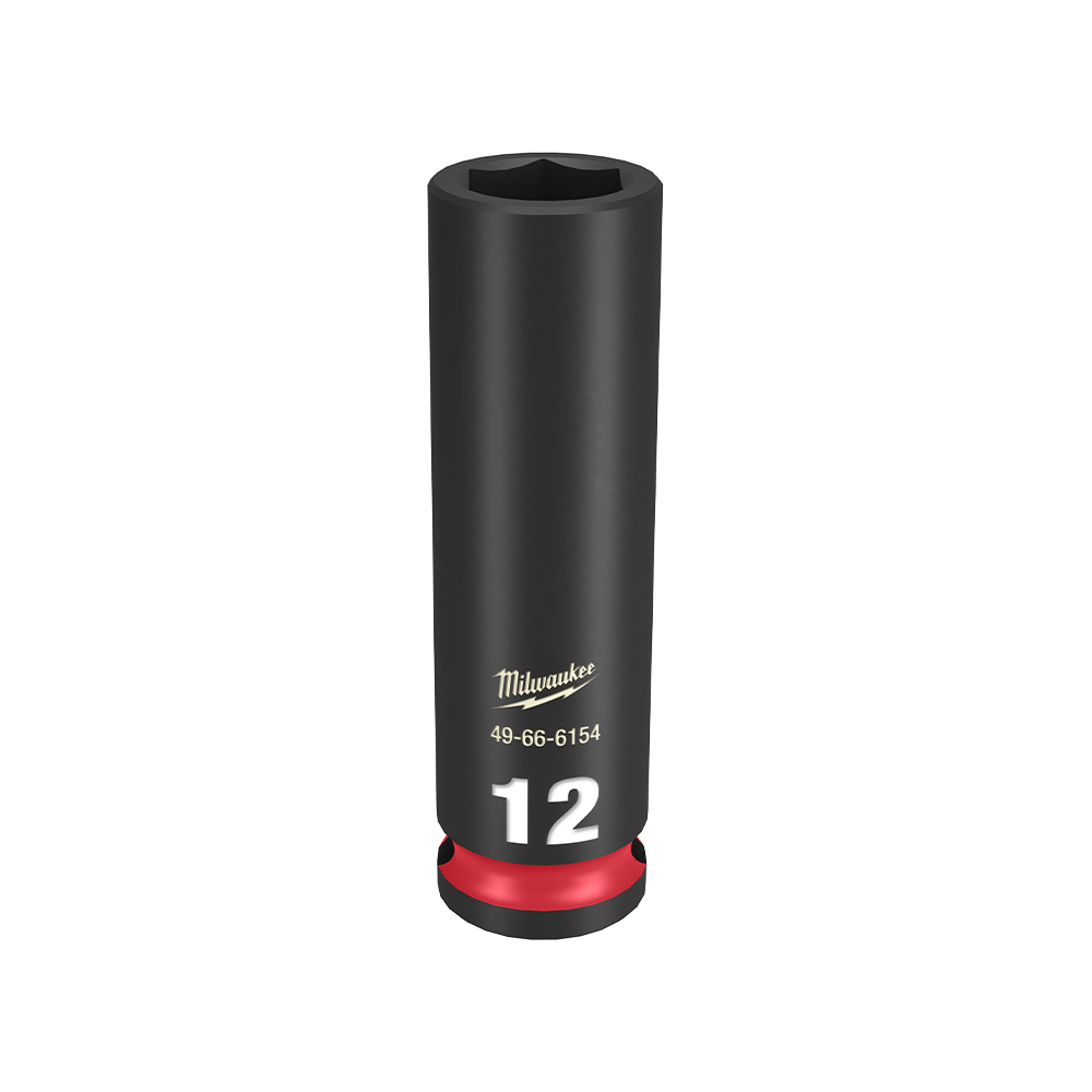 SHOCKWAVE 3/8'' Drive 12mm Deep 6 Point Impact Socket 47501154 49666154