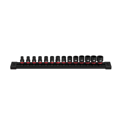 SHOCKWAVE 3/8'' Drive 14PC Metric Standard 6 Point Impact Socket Set 47501163 49667007