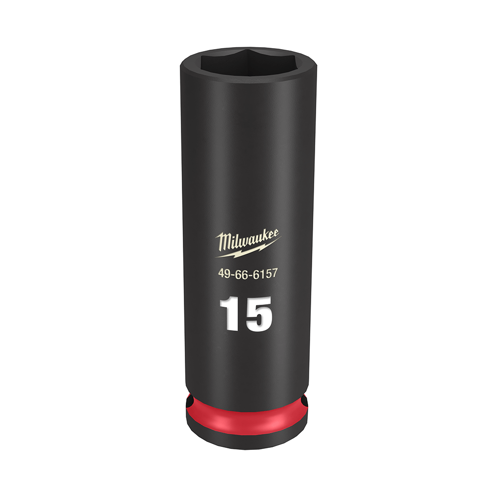 SHOCKWAVE 3/8'' Drive 15mm Deep 6 Point Impact Socket 47501165 49666157