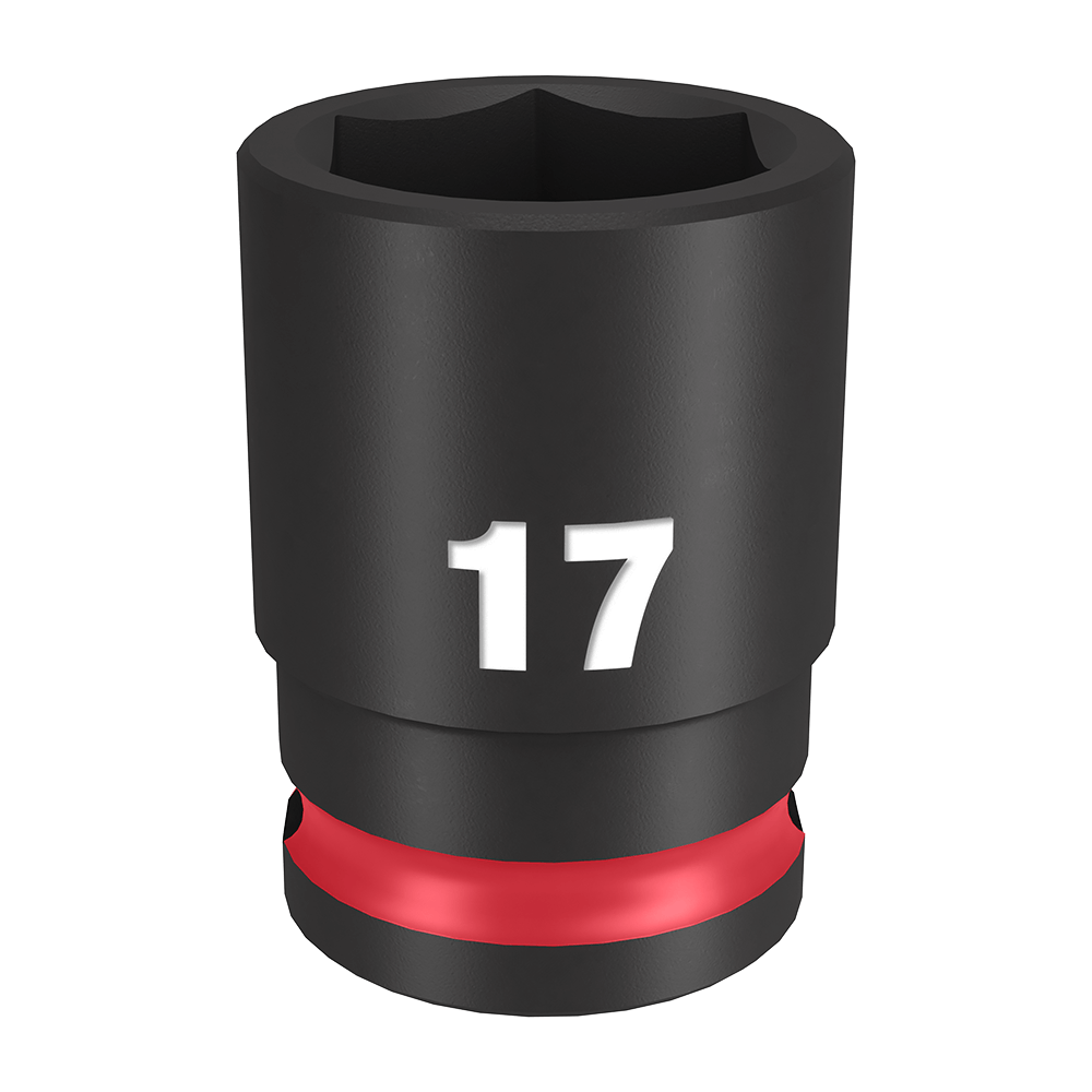 SHOCKWAVE 3/8'' Drive 17mm Standard 6 Point Impact Socket 47501170 49666141