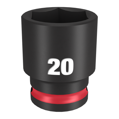 SHOCKWAVE 3/8'' Drive 20mm Standard 6 Point Impact Socket 47501175 49666737