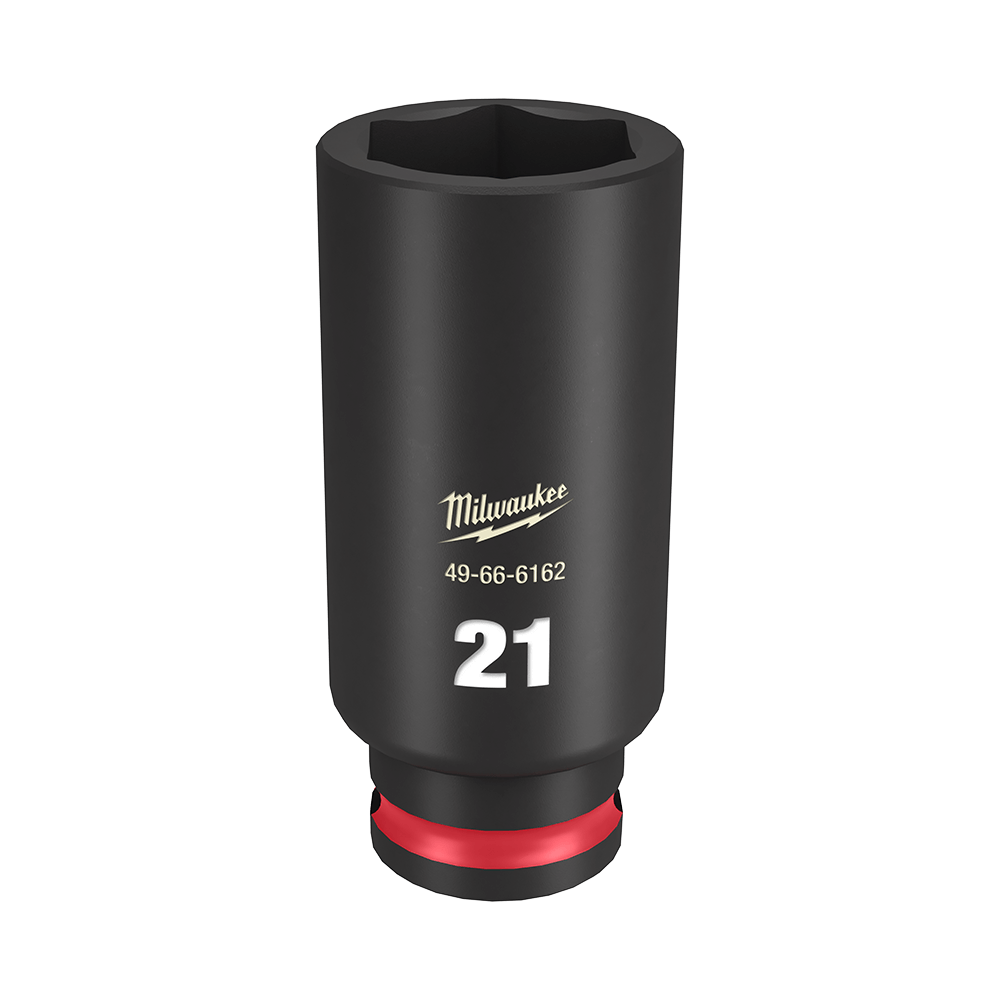 SHOCKWAVE 3/8'' Drive 21mm Deep 6 Point Impact Socket 47501176 49666162