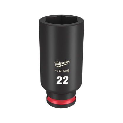 SHOCKWAVE 3/8'' Drive 22mm Deep 6 Point Impact Socket 47501178 49666163