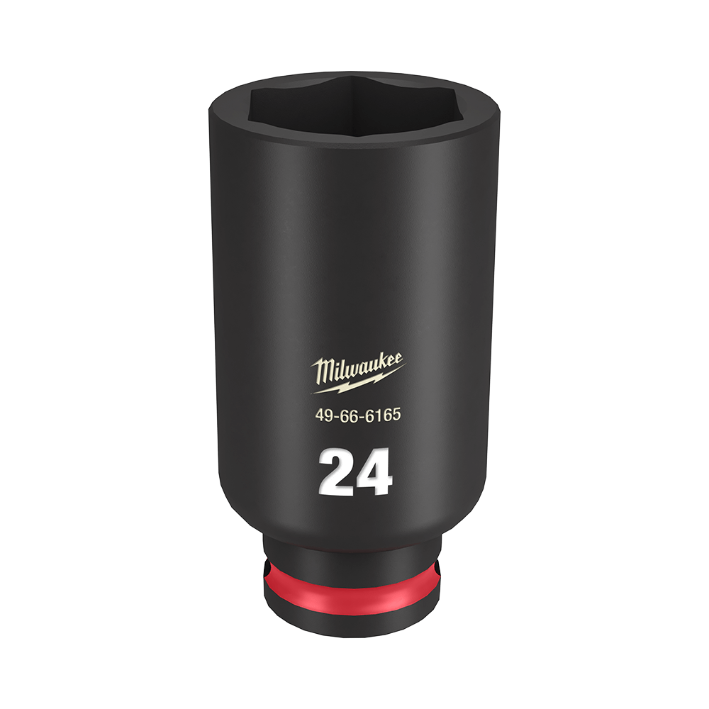 SHOCKWAVE 3/8'' Drive 24mm Deep 6 Point Impact Socket 47501181 49666165