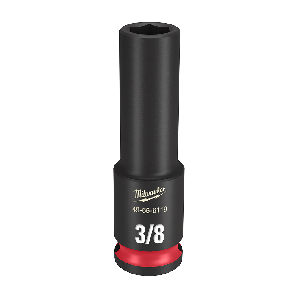 SHOCKWAVE 3/8'' Drive 3/8'' Deep 6 Point Impact Socket 47501185 49666119