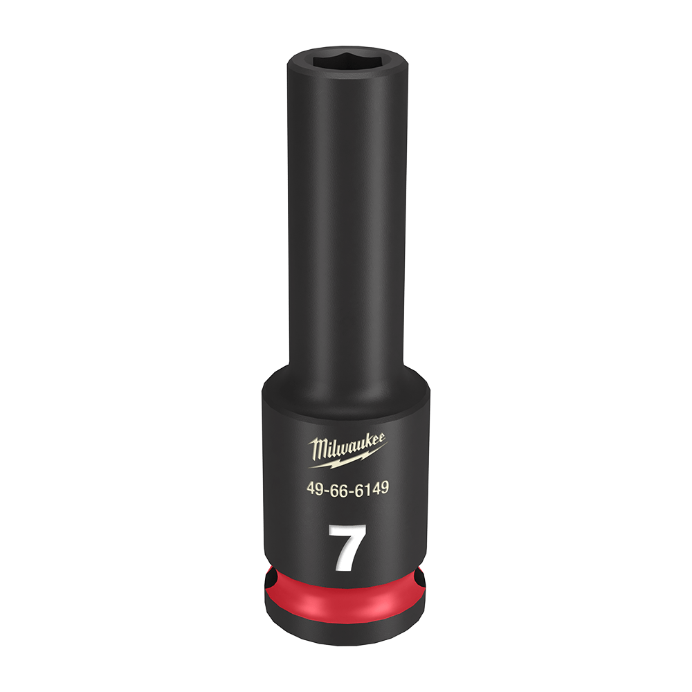 SHOCKWAVE 3/8'' Drive 7mm Deep 6 Point Impact Socket 47501194 49666149
