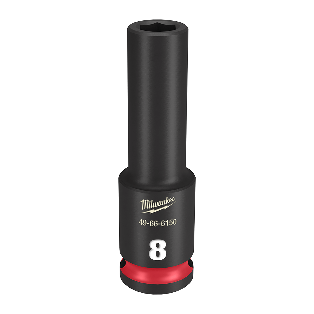 SHOCKWAVE 3/8'' Drive 8mm Deep 6 Point Impact Socket 47501195 49666150