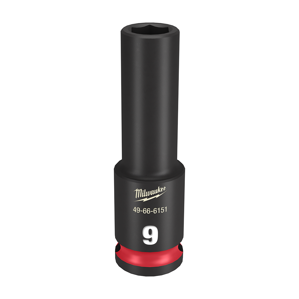 SHOCKWAVE 3/8'' Drive 9mm Deep 6 Point Impact Socket 47501199 49666151