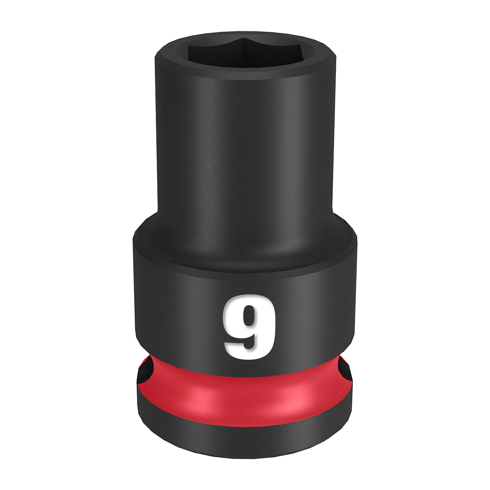 SHOCKWAVE 38'' Drive 9mm Standard 6 Point Impact Socket 47501207 49666133