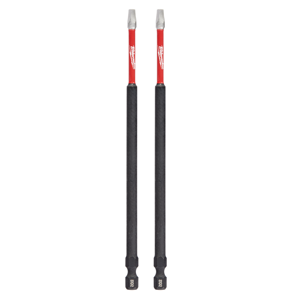 SHOCKWAVE Power Bit Square Recess #2 150mm (6'') 2PK 47501249 48324905