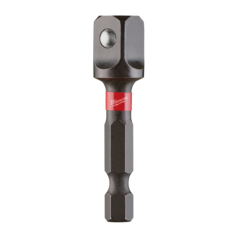 Power Bit Adaptor Socket Shockwave 1/4'' Hex To 3/8'' Square Milwaukee 478898 48325031