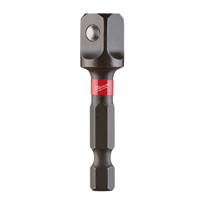 Power Bit Adaptor Socket Shockwave 1/4'' Hex To 3/8'' Square Milwaukee 478898 48325031