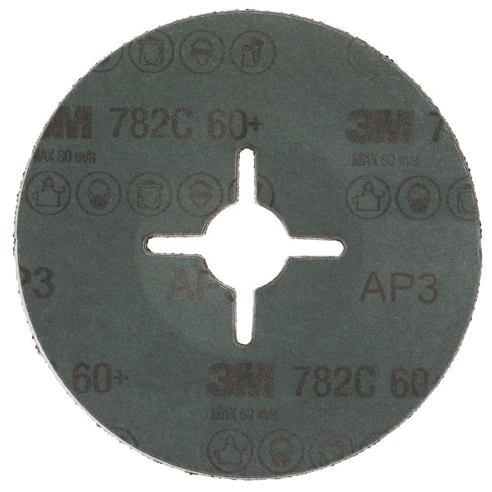 3M Fibre Disc 782C 125 Mm X 22 Mm 60+ Slotted_484891_7100099094