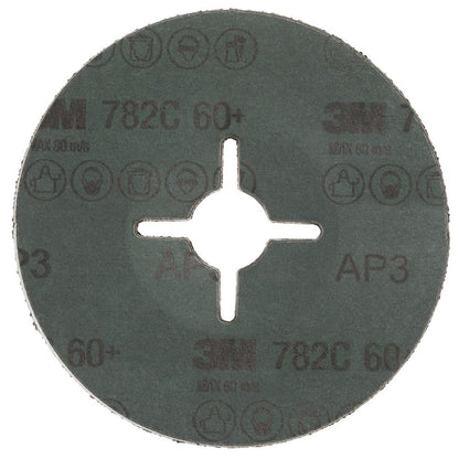 3M Fibre Disc 782C 125 Mm X 22 Mm 60+ Slotted_484891_7100099094