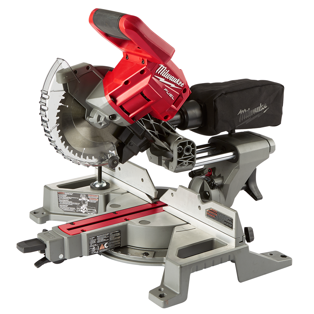 M18 Fuel 184mm 7-1/2'' Dual Bevel Sliding Mitre Saw Tool Only Milwaukee 485051 M18FMS184-0