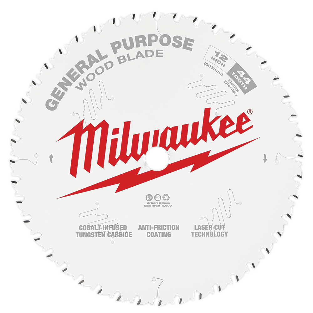 Milwaukee Wheel 12 305mm 44T General Purpose 487214 48408220