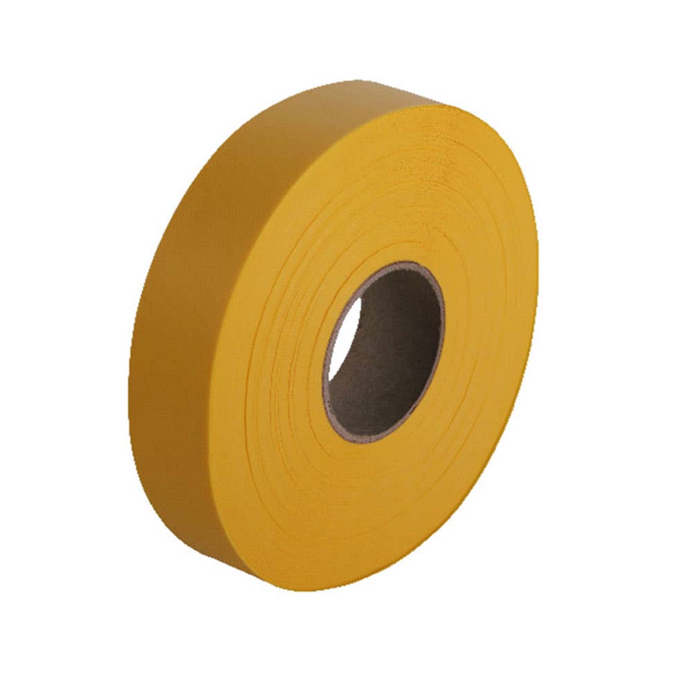 Flagging Tape Yellow 25mm x 75m 4909001 FTY75